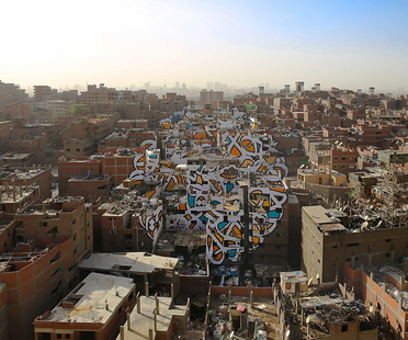 Perception, eL Seed creates a giant mural in Cairo